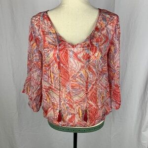 Ella moss silk blouse